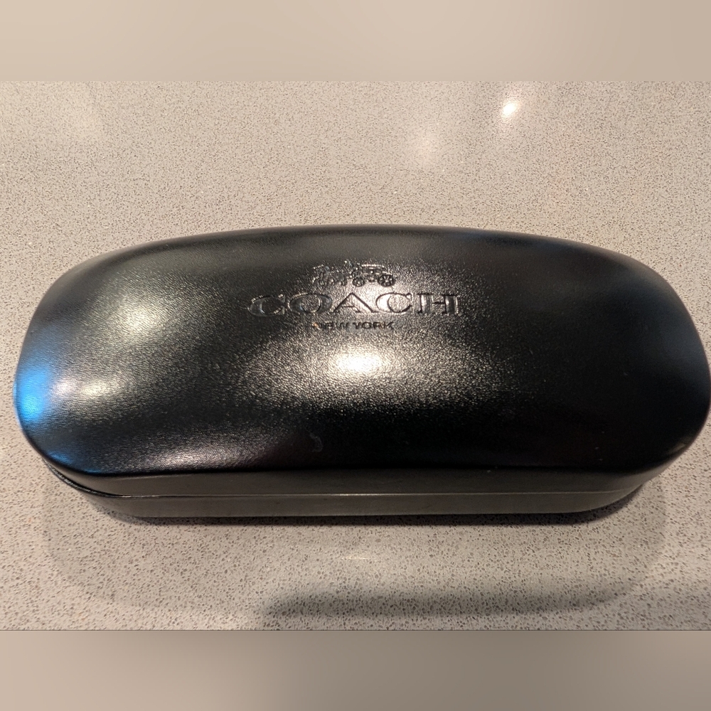 Coach Black Hard Eyeglass Case
